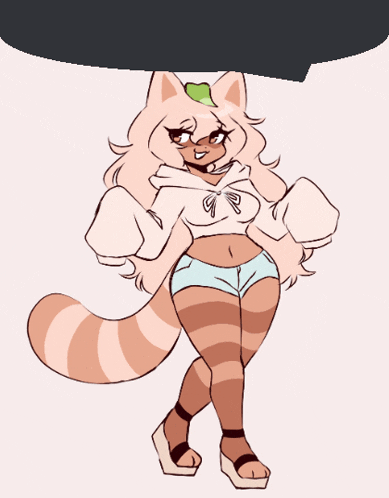 a drawing of a cat with a leaf in her hair