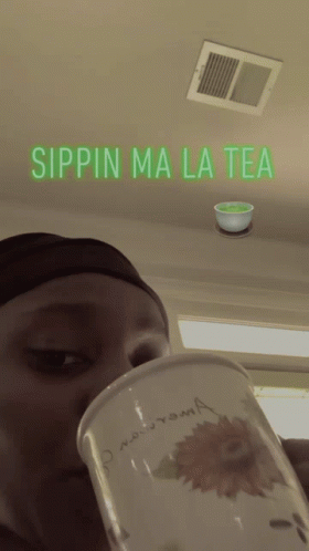 Tea Sipping GIF - Tea Sipping Drank GIFs