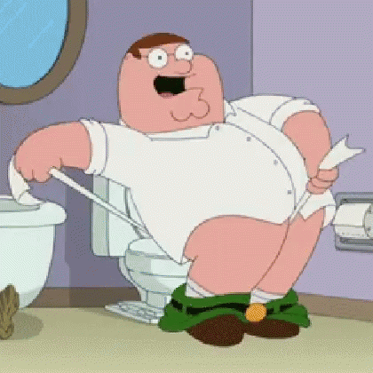 Peter Griffin Toilet Paper GIF - Peter Griffin Toilet Paper Family Guy GIFs