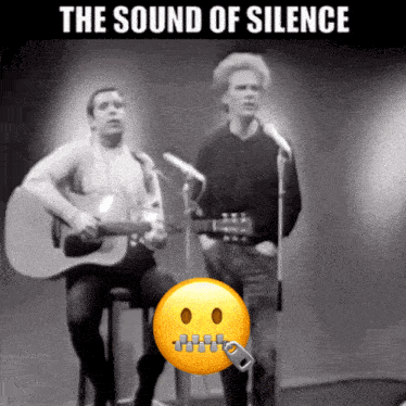The Sound Of Silence Simon And Garfunkel GIF - The Sound Of Silence Simon And Garfunkel 60s Music GIFs
