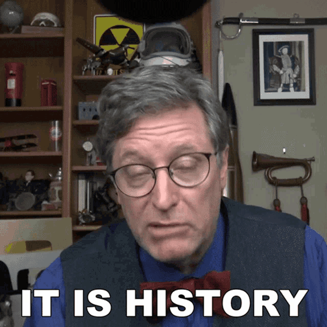 It Is History Lance Geiger GIF - It Is History Lance Geiger The History Guy GIFs