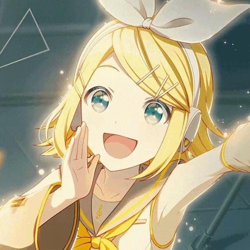 a girl with blonde hair and blue eyes is wearing headphones and a necklace with the letter g on it