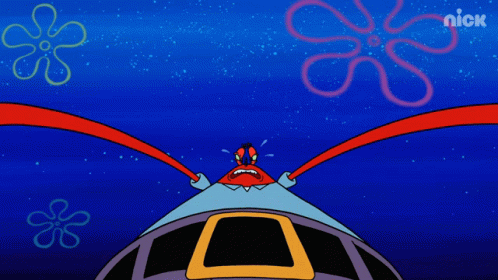 Sweating Mr Krabs GIF - Sweating Mr Krabs Plankton GIFs