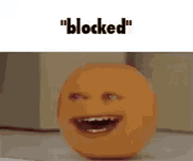 Annoying Orange GIF - Annoying Orange Blocked GIFs