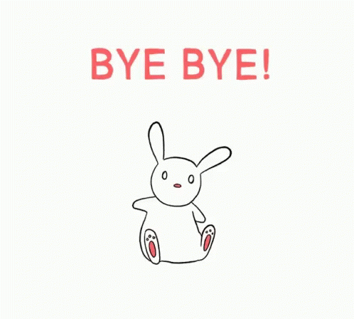 Bye Ciao GIF - Bye Ciao Bunny GIFs