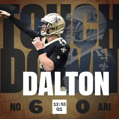 a picture of a football player with the name dalton on the bottom