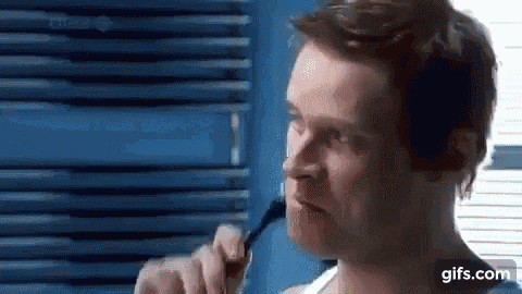 That Mitchell And Webb Look Shave GIF - That Mitchell And Webb Look Shave Beer GIFs