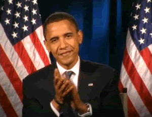 Barack Obama GIF - Barack Obama President Applause GIFs
