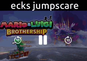 a video game called mario & luigi brothership is shown