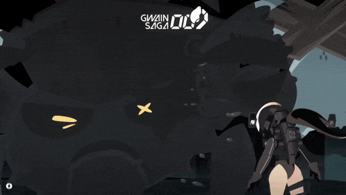 a video game called gwain saga is shown