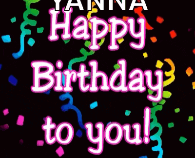 a black background with the words happy birthday to you written on it