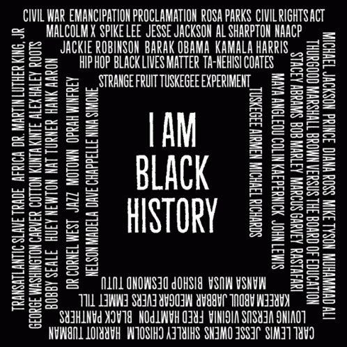 Black History Month Black Lives Matter GIF - Black History Month Black Lives Matter Black History GIFs
