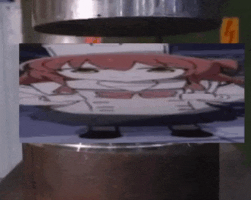 a cartoon character with glasses is sitting on a table next to a pot of food .