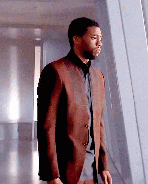 Panther Marvel GIF - Panther Marvel Looking Out GIFs