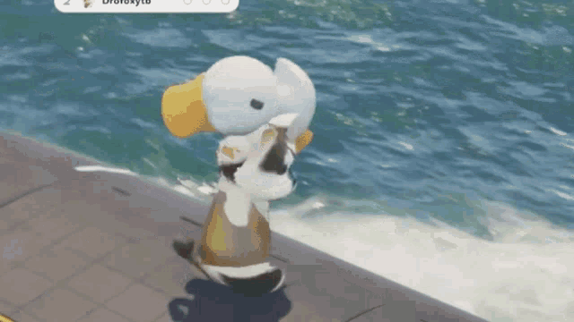 a picture of a duck with the words " psykokwak " written on it