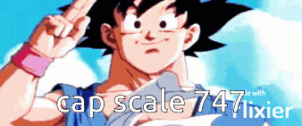 a picture of a cartoon character with the caption cap scale 747