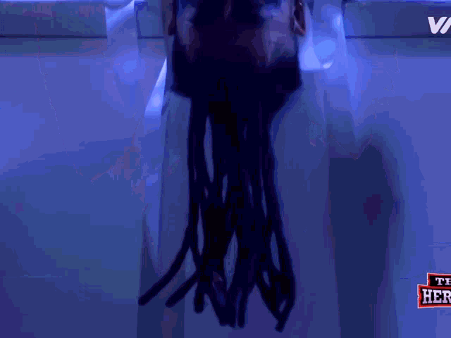 a picture of a jellyfish with the words " it 's her " in red