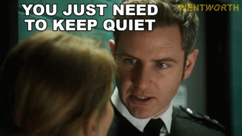 You Just Need To Keep Quiet Jake Stewart GIF - You Just Need To Keep Quiet Jake Stewart Wentworth GIFs