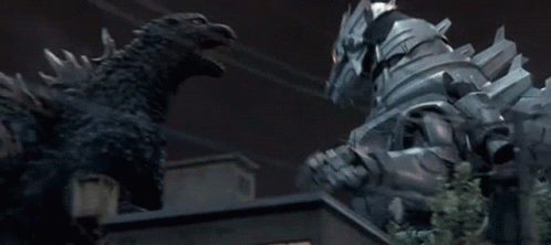 Godzilla Fight GIF - Godzilla Fight Kaiju GIFs