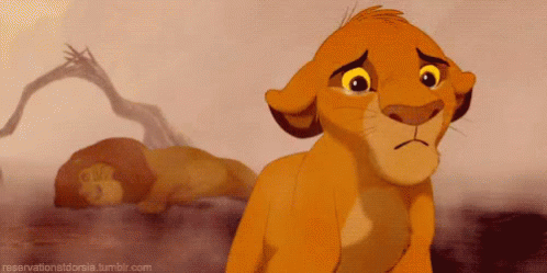 Lion King Simba Crying GIF - Tears Sad Cry GIFs
