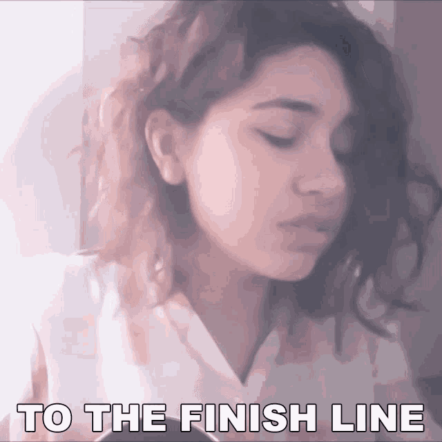 To The Finish Line Alessia Cara GIF - To The Finish Line Alessia Cara Coattails Song GIFs