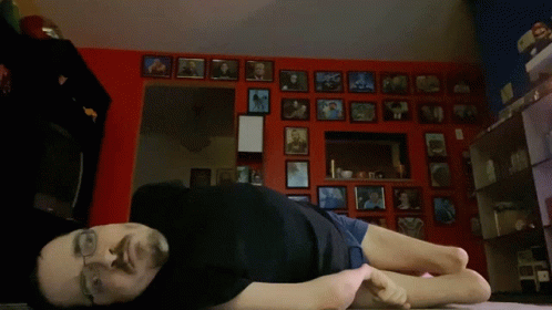 Lying Down Ricky Berwick GIF - Lying Down Ricky Berwick Resting GIFs