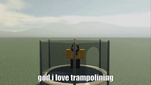 God I Love Trampolining Roblox GIF - God I Love Trampolining Roblox Arisneta GIFs