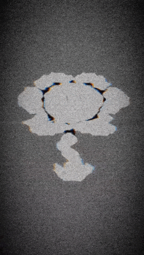 a gray background with a drawing of a flower