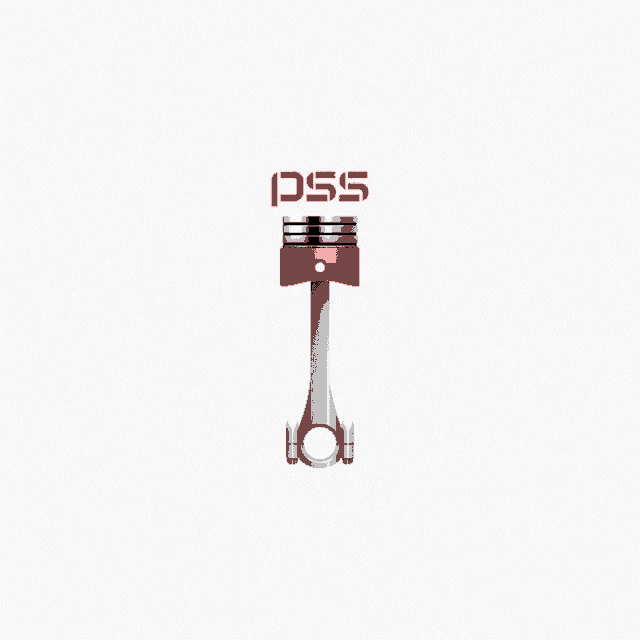 a picture of a piston with the letters dss on the bottom