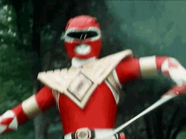 Power Rangers Red Ranger GIF - Power Rangers Red Ranger Dragon Shield GIFs