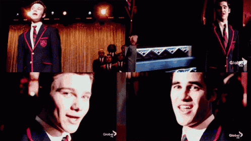 a collage of images of a man in a suit and tie with the word global on the bottom right