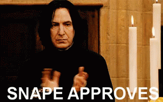 Severus Snape GIF - Severus Snape Approves GIFs