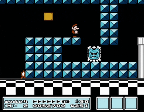 a screenshot of a video game that says world 4