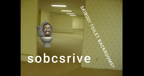 a picture of a toilet with a face on it and the words sobesrive below it