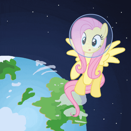 a cartoon of a pony with a helmet on her head