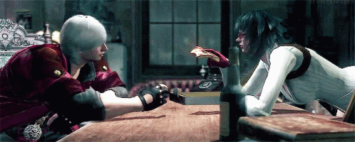 Devil May Cry Lady GIF - Devil May Cry Lady Dante GIFs