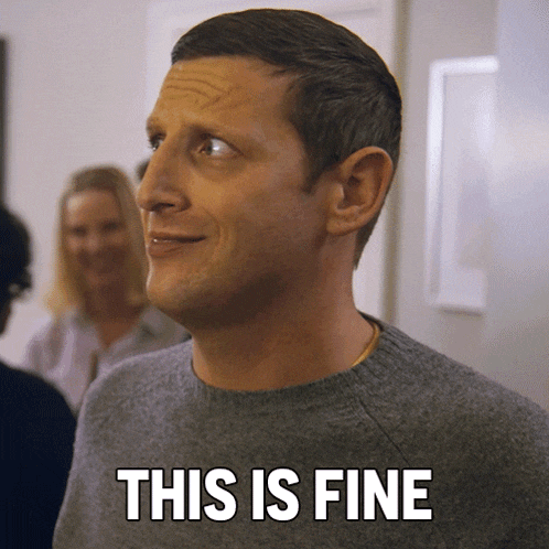 This Is Fine Tim Robinson GIF - This Is Fine Tim Robinson I Think You Should Leave With Tim Robinson GIFs