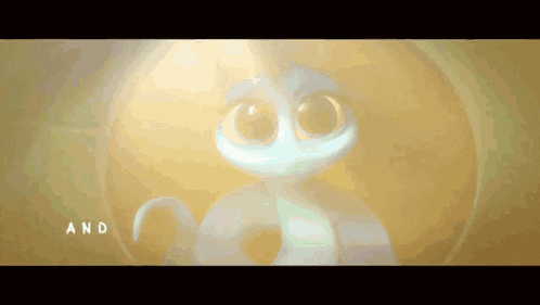 a picture of a cartoon character with the word and below it