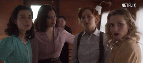 Surprised Cable Girls GIF - Surprised Cable Girls Shocked GIFs