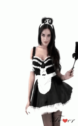 French Maid Maid Dress GIF - French Maid Maid Dress Sexy Girl GIFs