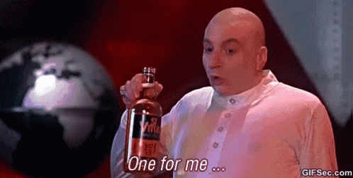 One For Me (Dr. Evil) GIF - Drevil Drinking Austinpowers GIFs