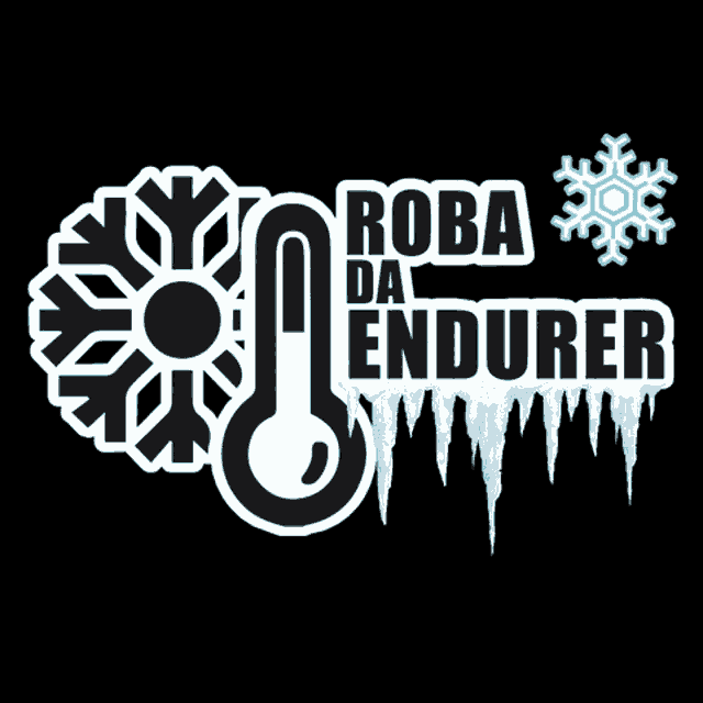 a logo that says roba da endurer with a snowflake and ice