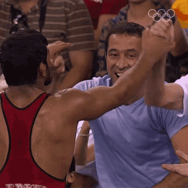 Raise Hands Sushil Kumar GIF - Raise Hands Sushil Kumar Olympics GIFs