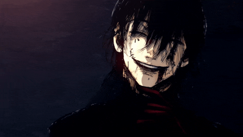 a close up of a person 's face with blood coming out of it