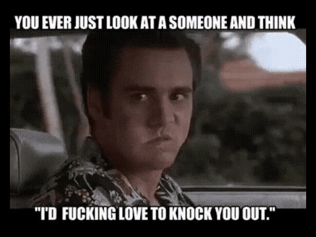 Jimcarrey Ace Ventura GIF - Jimcarrey Ace Ventura Knock Someone Out GIFs