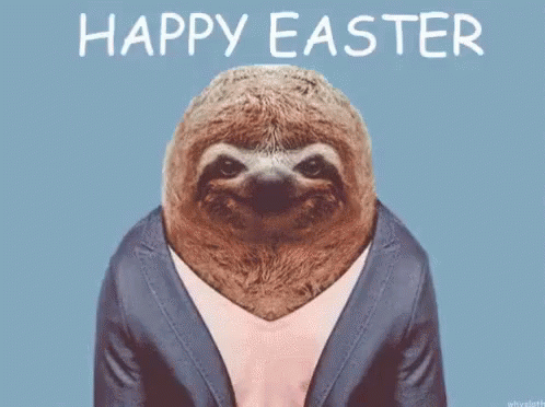 Happy Easter Sloth GIF - Happy Easter Sloth GIFs