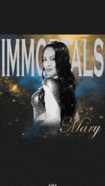 a black and white photo of a woman with the name mary