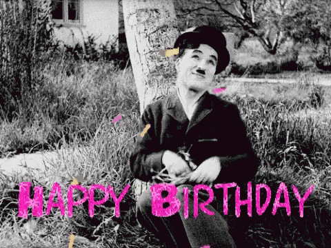 Hbd Happy Birthday GIF - Hbd Happy Birthday Charlie Chaplin GIFs