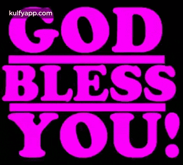 a colorful sign that says god bless you on it