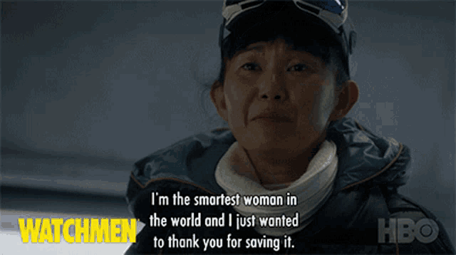 Im The Smartest Woman In The World And I Just Wanted To Thay You For Saving It Thank You GIF - Im The Smartest Woman In The World And I Just Wanted To Thay You For Saving It Smartest Woman Thank You GIFs